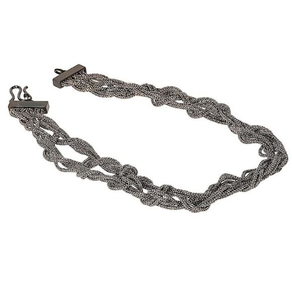 FABIANA FILIPPI Braided Multi-Strand Bracelet Women SILVER Bracelets